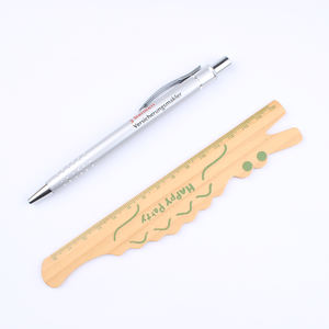 قلم حبر فضي واقعي مع شعار ظل ناعم للترويج - Product Image 5