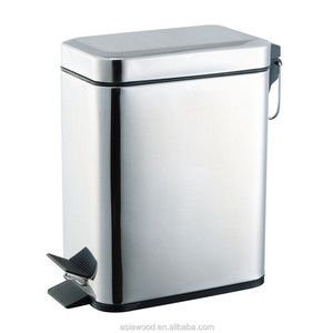 Rose <strong>Gold</strong> square Step <strong>Bins</strong> Bathroom Pedal <strong>Bin</strong> Waste <strong>Bin</strong> - Product Image 4
