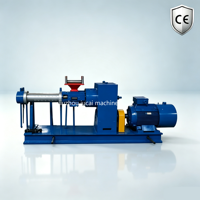 Machine d'extrusion de caoutchouc à alimentation chaude et froide Jucai pour bandes d'étanchéité de portes et fenêtres en EPDM et silicone, tubes et profilés