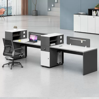 Nouveau bureau d'ordinateur de table en bois massif moderne, réglable et durable, à double écran, pour la maison et le bureau