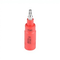 Clé à douille Torx isolée certifiée VDE 1000V, embout 3/8, en acier au chrome-vanadium, outils manuels industriels pour électriciens, OEM EXPLOIT 1