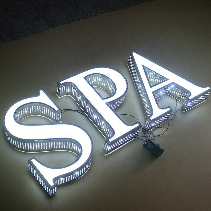 3d crystal letters and numbers