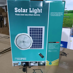 <span class=keywords><strong>Plafonnier</strong></span> solaire <span class=keywords><strong>LED</strong></span> 50W-300W DC6V pour intérieur/extérieur, montage mural, batterie rechargeable, IP65, télécommande - Product Image 2