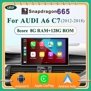วิทยุติดรถยนต์ HFMidia AUDI A6 A7 C7 Qualcomm Snapdragon 665 หน้าจอพับเก็บได้ ระบบ Android 15 เครื่องเล่น DVD รองรับ Wireless CarPlay และ Android Auto - Product Image 2