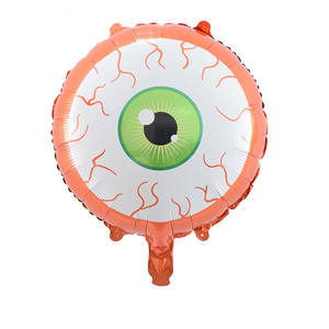 Globo de papel de aluminio Globol de 18 pulgadas, 50 unids/set, globo de Halloween para niños, Letra de feliz Halloween, bruja bonita - Product Image 3