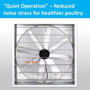 Ventilateur <span class=keywords><strong>d</strong></span>'extraction mural solaire de 48 pouces avec roulement à billes, personnalisable OEM, pour l'agriculture industrielle (lait, volailles, porcs, bovins) - Product Image 3