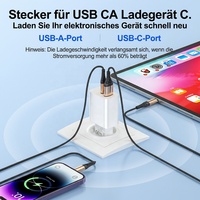 Chargeur rapide 20W pour ordinateur portable, câble Type-C PD 3.0, matériau ABS/PC écologique ignifuge, prises US/EU/UK/AU, utilisation domestique
