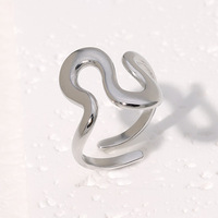 Bijoux hawaïens en acier inoxydable sans ternissure or Hawaii Surfer Girl Fashion Double Band Beach Creations Princess Cut Ocean