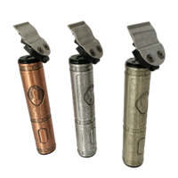 Kit de tondeuse à cheveux professionnelle sans fil vintage avec alimentation USB et batterie Li-Ion pour usage domestique masculin