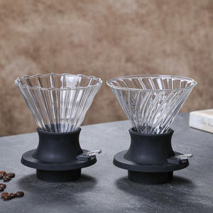 2025 Pot kopi cangkir Filter corong dicuci Tangan Amerika Pot kopi layar penyaring awan kaca Set penyaring - Product Image 3