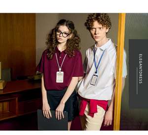 Camiseta de Manga Corta para Hombre, Mezcla de Spandex/Algodón, Transpirable, 180g, Diseño de Impresión Digital con Logotipo Frontal en Estilo Gótico - Product Image 2