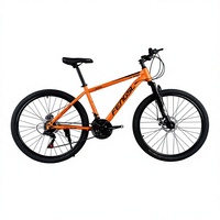 Vélo de montagne High Timber pour adultes, jeunes hommes et femmes, 21 vitesses, suspension avant, options de cadre en acier