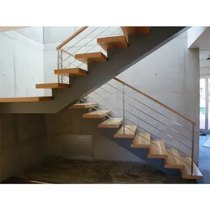 Современный корпус для лестницы со стальной конструкцией/Модульная прямая стальная лестница