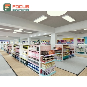 Luxury Wig Display Cabinet Glass Door Lockable Drawer Multi Tier Shelf Shop Display Cabinet Unit - Product Image 6