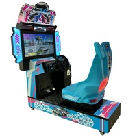 Expérience de conduite de voiture dynamique électronique vidéo 3D et simulateur de course Machine d'arcade à pièces à 2 joueurs à vendre