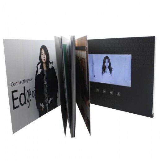 Wholesale LCD Video Digital Book Catalog Gift Card Paper Material Rechargeable Battery Multiple Screen Sizes (2.4-10.1")