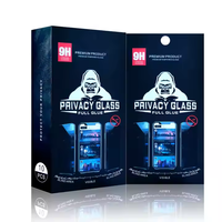 Protection d'écran personnalisée 9H 30 degrés anti-espion pour iPhone 18 17 16 14 13 12 – Film de protection en verre trempé anti-regard indiscret
