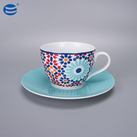 Ensembles de vaisselle rétro vintage pour la maison, salle à manger, vaisselle et bols, assiette en céramique, théière et tasse, ensemble d'ustensiles de cuisine