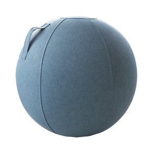 Ballons <span class=keywords><strong>de</strong></span> <span class=keywords><strong>sport</strong></span> en PVC pour yoga, gymnastique, exercices <span class=keywords><strong>de</strong></span> Pilates, entraînement, 45, 55, 65, 75 cm <span class=keywords><strong>avec</strong></span> housse amovible, logo personnalisé - Product Image 1