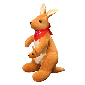 Wholesale Stuffed Toys Custom Plush Soft Australia Kangaroo Stuffed Animals Toys