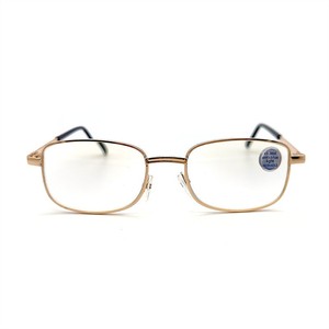 Gafas de Lectura Anti-Luz Azul Noble Gentleman <span class=keywords><strong>para</strong></span> Hombre, Diseño de Montura Recta, <span class=keywords><strong>Lentes</strong></span> Transparentes, Colores Dorado/Negro/Transparente - Product Image 5