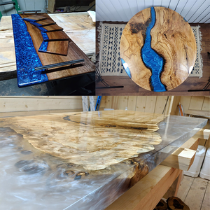 เรซิ่นอีพ็อกซี่ JC คุณภาพดี/เรซิ่นอีพ็อกซี่เกรดอาหาร/เรซิ่นอีพ็อกซี่ใสสำหรับงานไม้ - Product Image 5