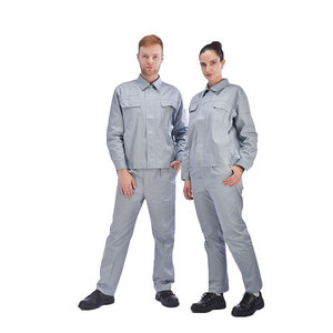 Veste et pantalon de travail réfléchissants multi-poches de haute qualité vêtements de travail respirants uniformes pour atelier mécanique - Product Image 3