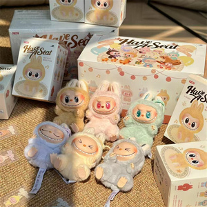 Cho Pop Mart labubu bí ẩn Mini Vinyl hình mù vẽ loạt Thu thập tất cả ngồi thiết kế PVC có một chỗ ngồi mù hộp - Product Image 4