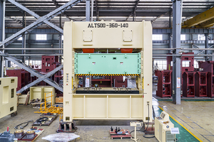 Máquina de fabricación de carrocería de coche, prensa de potencia <span class=keywords><strong>ALE</strong></span> de 500 toneladas, con alimentador Servo NC y moldes, solución de línea completa - Product Image 3