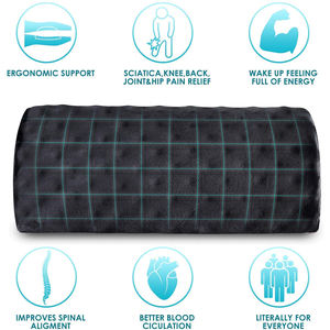 Oreiller ergonomique en mousse à mémoire de forme pour repose-pieds <span class=keywords><strong>demi</strong></span>-<span class=keywords><strong>lune</strong></span> repose-pieds pour le bureau - Product Image 6