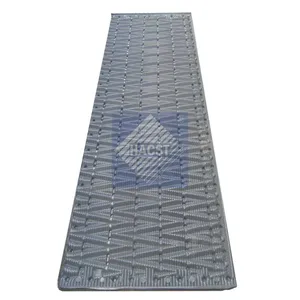 High Temp Cross Counter Flow Pack Spindle Plastic Pvc Infill Sheet Oblique Wave Cooling Tower Fill