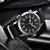 Neuerscheinung Leuchtende Hochwertige Automatische Taucher-Piloten-Sportuhr Chronograph Mechanische Uhr