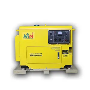 การบำรุงรักษาฟรีเริ่มต้นอัตโนมัติ5KW 5KVA เครื่องกำเนิดไฟฟ้าดีเซลที่มีการออกแบบใหม่