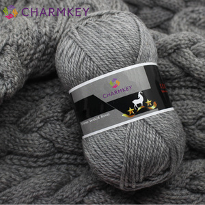 Gros tricot épais 100g 80% Acrylique 20% <span class=keywords><strong>laine</strong></span> mélangée fil pour pulls et couverture pour bébé - Product Image 2