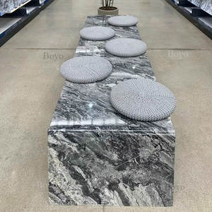 Asiento <span class=keywords><strong>de</strong></span> Salón Artístico Personalizado, Sofá <span class=keywords><strong>de</strong></span> Mármol <span class=keywords><strong>de</strong></span> Diseño Moderno para Área <span class=keywords><strong>de</strong></span> Recepción <span class=keywords><strong>de</strong></span> Tienda <span class=keywords><strong>de</strong></span> Lujo, Banco <span class=keywords><strong>de</strong></span> Mármol - Product Image 6