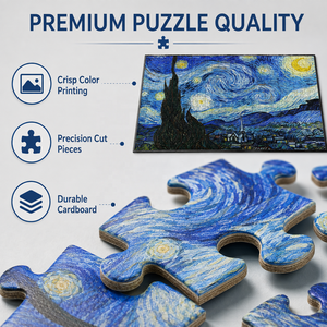 <span class=keywords><strong>Puzzle</strong></span> en papier DIY grand format pour adultes, anti-stress et stimulant l'intelligence, modèle <span class=keywords><strong>Van</strong></span> <span class=keywords><strong>Gogh</strong></span> Montagne Sainte-Germain, très tendance et en forte demande - Product Image 2