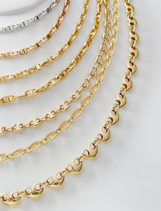Collier en or italien personnalisable LUMINA Jewelry, or pur 18 carats, charme, collier tendance, or véritable Au750, collier de luxe - Product Image 6