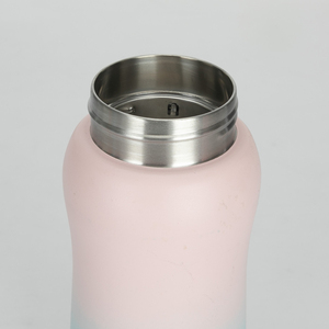 Bouteille isotherme personnalisée 350 ml, couleur dégradée, revêtement d'usine, sans BPA, écologique, à large ouverture, avec couvercle, très vendue, pour le camping - Product Image 3