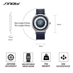 Водонепроницаемые Мужские кварцевые наручные часы, непревзойденная изысканность, модные китайские часы из нержавеющей стали - Product Image 5