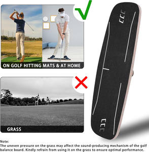 Plaques de pression pour le mouvement des deux pieds lors du swing de <span class=keywords><strong>golf</strong></span> en bois, planche d'équilibre pour le décalage de poids, planche d'équilibre pour le swing de <span class=keywords><strong>golf</strong></span> - Product Image 4