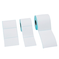 Rouleau d'étiquettes à transfert thermique amovible 4x4 100x100 étiquette thermique pour imprimante autocollante de bureau