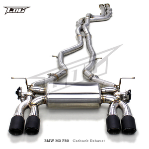 عادم ضبط Catback لسيارة بي دبليو M3/f4/F82 mt سباق من الفولاذ المقاوم للصدأ أنبوب عادم كاتم للصوت هروب صوتي - Product Image 2