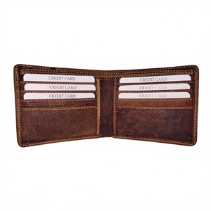 Men's BS INTERNATIONAL Fashionable Genuine Leather <b>Wallet</b> Custom Branded Logo Printed Waterproof Embroidery Open Letter Short - Product Image 2