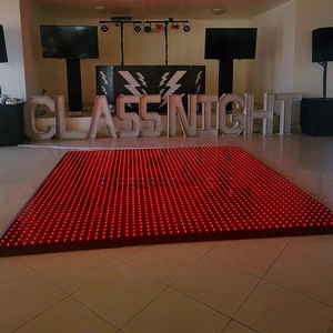 Supershow 16X16 Sàn Nhảy Đám Cưới DJ Disco Đảng LED Pixel <span class=keywords><strong>DMX</strong></span> Điều Khiển Nam Châm Kỹ Thuật Số Pixel LED Dance Floor - Product Image 5