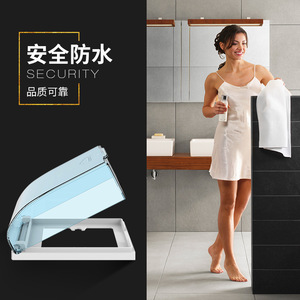 Waterproof <b>Switch</b> Box Type 86 IP65 PC Material For <b>Bathroom</b> Kitchen Wall Mount - Product Image 2
