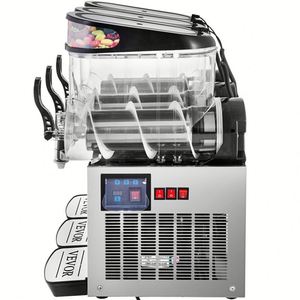 36l Smoothie Daiquiri Slash Margarita Slushie Machine Granita Ice Puppy Comercial Frozen Drink Cheap Slush Machine con 3 tanques - Product Image 5