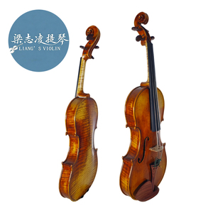 Violon artisanal de haute qualité en épicéa russe et dos en érable roumain pour examens, performances, débutants, adultes, vente en gros, OEM - Product Image 1