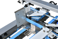 Empileur automatique de boîtes en carton ondulé électrique Jy-450 avec pulvérisation de colle pour l'emballage chimique et alimentaire, machine à pré-plier les boîtes