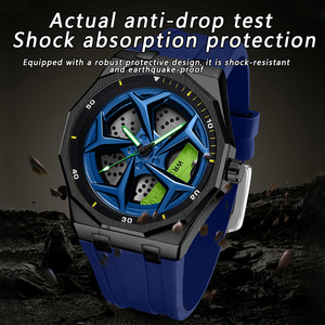 Reloj Deportivo Minimalista para Hombre Sanda 1166, Resistente al Agua, Luminoso, Moderno, con Rueda Giratoria, Casual - Product Image 5