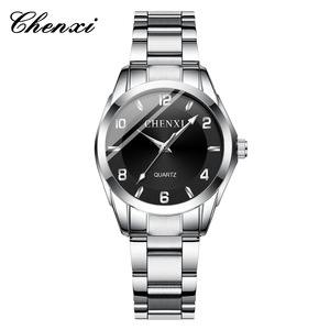 CHENXI 021A Montre à quartz unisexe, tendance, en acier inoxydable, pour couple, vente chaude transfrontalière - Product Image 5
